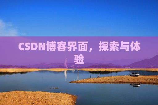 CSDN博客界面,探索与体验